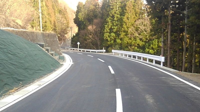 舗装された道路